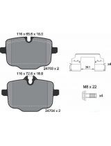 Textar 2470301 Колодки дисковые