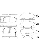 TRW GDB3581 Колодки дисковые