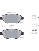 Textar 2370802 Колодки дисковые