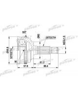 Patron PCV1131A ШРУС наружный комплект 28x60x32 ABS:50T