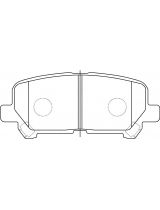 NiBK PN28002 Колодки дисковые