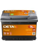 DETA Аккумулятор Power DB740 680А (74 А/ч)