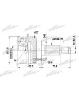 Patron PCV3538 ШРУС наружный комплект 25x49x20