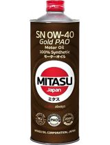 Моторное масло MITASU MJ-104-1 GOLD PAO 0W-40 1л