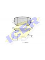 ICER 181622-204 Колодки дисковые