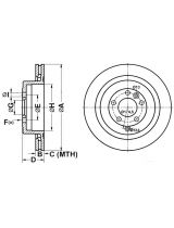 ATE 24.0120-0201.1 Тормозной диск задний