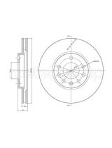 METELLI 23-0514C Тормозной диск