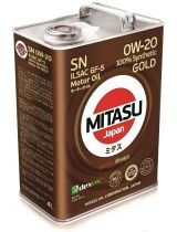 Моторное масло MITASU MJ-102-4 GOLD 0W-20 4л