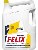 Антифриз FELIX 430206028 (03821) желтый Energy G12 -40°С 10кг 8,9л