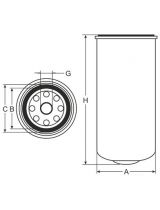 SCT ST6101 Фильтр топливный