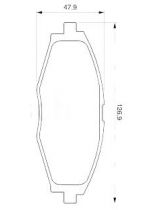 BOSCH 0 986 424 512 Колодки дисковые передние