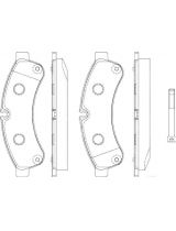 TRW GDB1780 Колодки дисковые задние