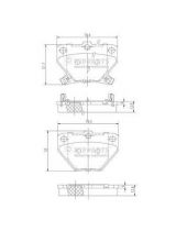 NIPPARTS J3612018 Колодки дисковые