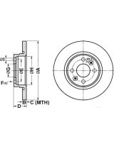 ATE 24.0112-0171.1 Тормозной диск передний