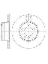 REMSA 6514.10 Тормозной диск передний