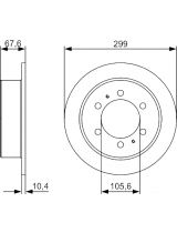 BOSCH 0 986 478 999 Тормозной диск