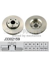 NIPPARTS J3302159 Тормозной диск передний