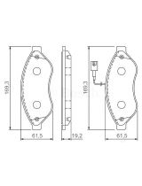 BOSCH 0 986 494 111 Колодки дисковые передние
