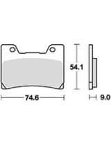 TRW MCB622SV Колодки дисковые передние
