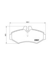 BREMBO P50020 Колодки дисковые задние