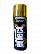 EFFECT EF-10050 Acrylic spray paint - Краска универсальная акриловая хром золото Gold 400мл аэрозоль