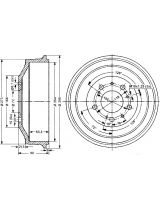 Stellox 60269906SX Тормозной барабан