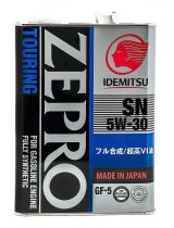 Моторное масло IDEMITSU 1845041 ZEPRO TOURING SN/GF-5 5W-30 4л