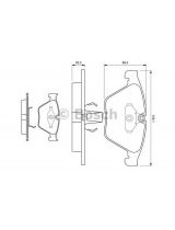 BOSCH 0 986 494 036 Колодки дисковые