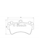BOSCH 0 986 424 739 Колодки дисковые передние