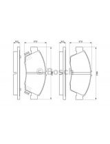 BOSCH 0 986 461 759 Колодки дисковые передние