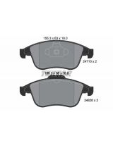 Textar 2471001 Колодки дисковые передние