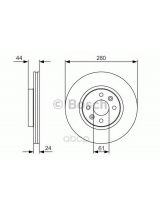 BOSCH 0 986 479 R67 Тормозной диск передний