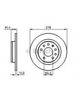 BOSCH 0 986 479 106 Тормозной диск задний