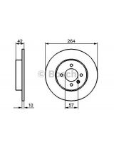 BOSCH 0 986 479 191 Тормозной диск задний