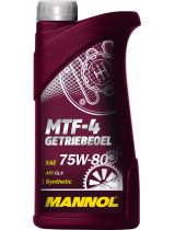 Трансмиссионное масло MANNOL MN8104-1 MTF-4 Getriebeoel 75W-80 GL-4 1л