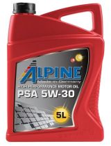 Моторное масло ALPINE 0101382 PSA 5W-30 5л