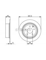 BOSCH 0 986 479 362 Тормозной диск