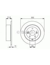 BOSCH 0 986 479 509 Тормозной диск