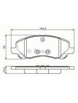 BOSCH 0 986 495 170 Колодки дисковые