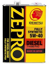 Моторное масло IDEMITSU 2863041 ZEPRO FULLY SYNTHETIC CF 5W-40 4л
