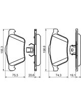 BOSCH 0 986 494 159 Колодки дисковые передние