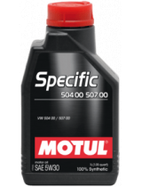 Моторное масло MOTUL 106374 Specific 504.00 -507.00 5W-30 VW 1л (ЗАМЕНА 101474)