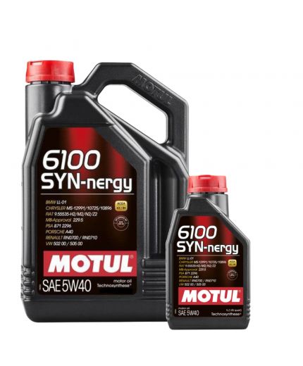 Моторное масло MOTUL 6100 SYN-CLEAN 5W40 4+1л АКЦИЯ