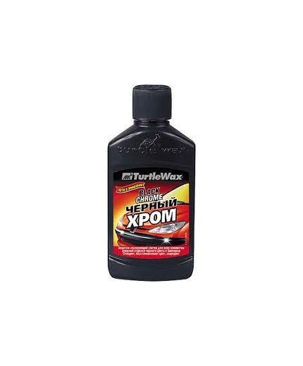 TURTLE WAX Полироль бампера черная BLACK CHROME 300 мл