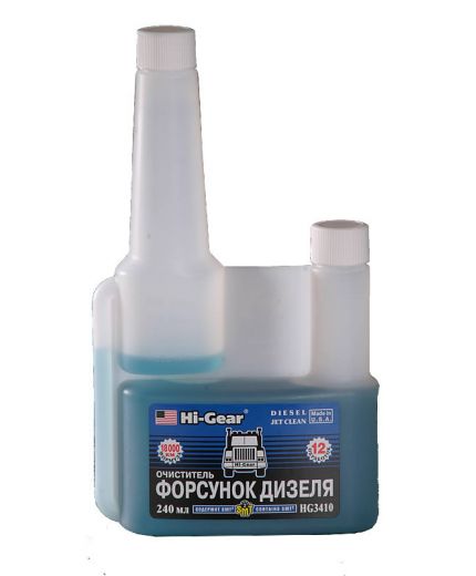 HI-GEAR Очиститель форсунок и системы питания для дизеля c SMT² 240мл
