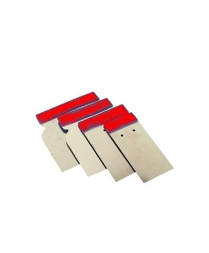 APP Комплект шпателей металл простых (красный) 0825-400400