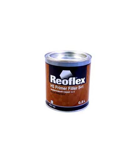 REOFLEX Грунт акриловый HS 2K Primer Filler 5+1 черный 0,8л