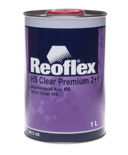 REOFLEX Лак акриловый 2K HS Clear Premium 2+1 1л
