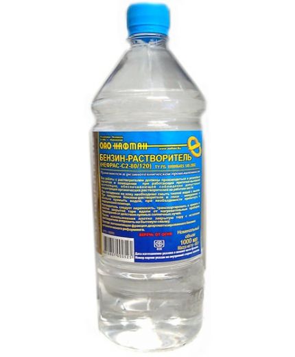 НАФТАН Бензин-растворитель (нефрас - С2-80/120) 1л