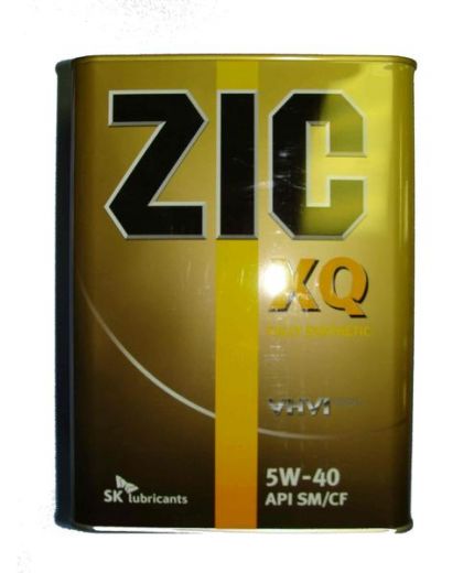 Моторное масло ZIC XQ SYNTHETIC API SN 5W-40 4л